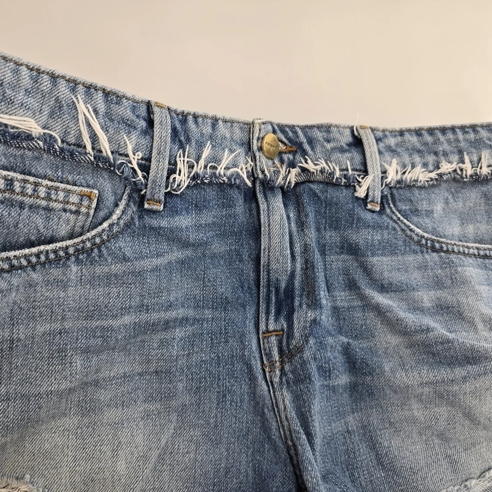 Frame denim Le Cutoff blue
